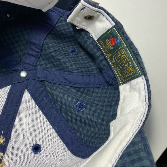 1996 Atlanta Olympics Vintage Blue / Green Plaid Embroidered Vintage Hat - Picture 3 of 9